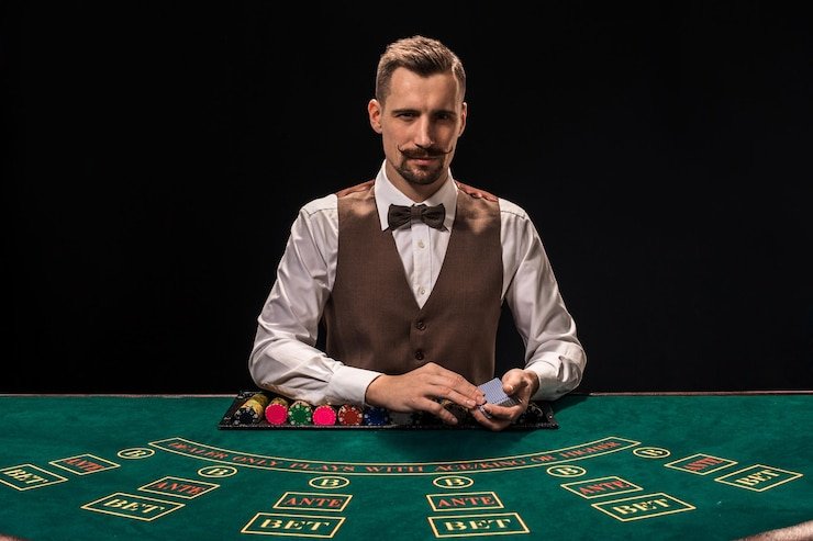 Antarmuka aplikasi kasino mobile liga 5000 menampilkan permainan blackjack langsung dan pasar sportsbook